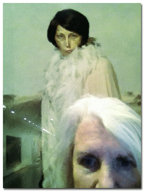 Self: Original oil painting: Cindy and Me