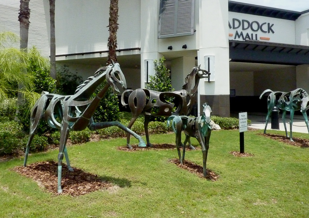 Outside the Paddock Mall in Ocala, Florida