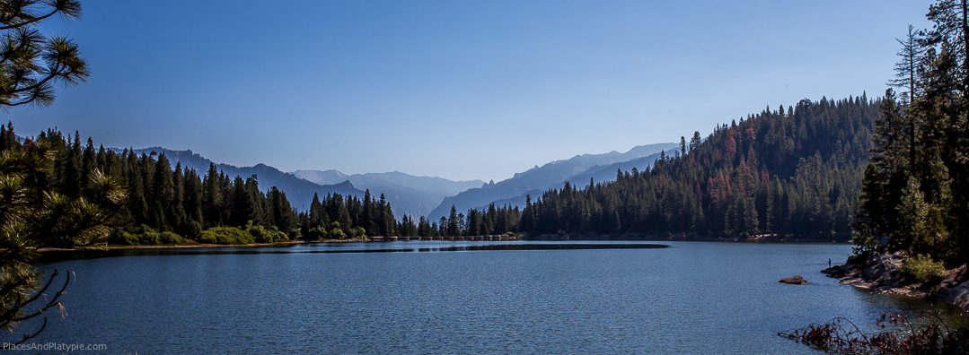 Every morning we hiked around the lake. The Sierra Nevada Mountains and Kings Canyon are in the distance.