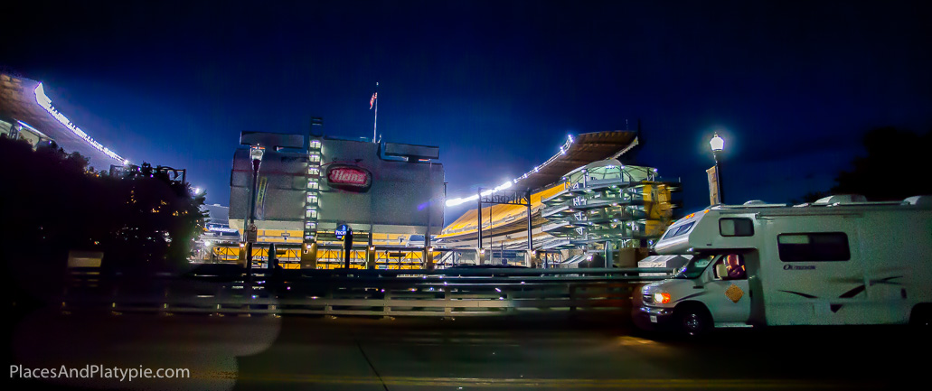 Arriving early for the tailgating