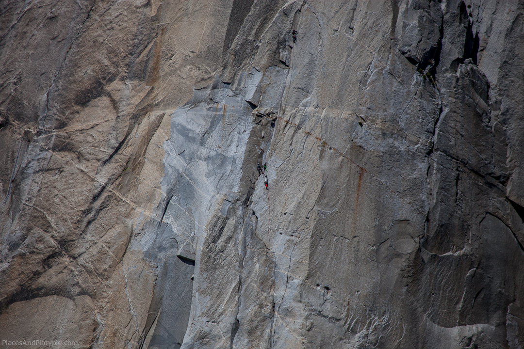 Climbers on El Capitan.