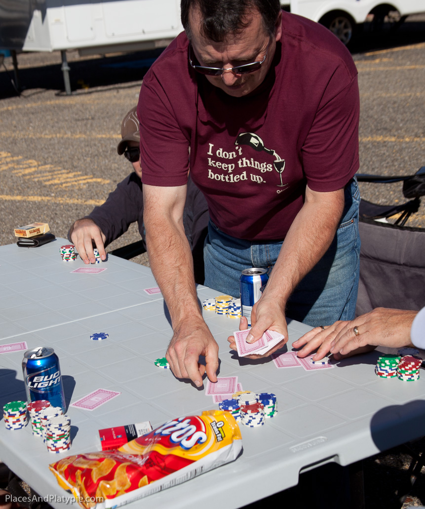 This poker player was easy to read - ante up!
