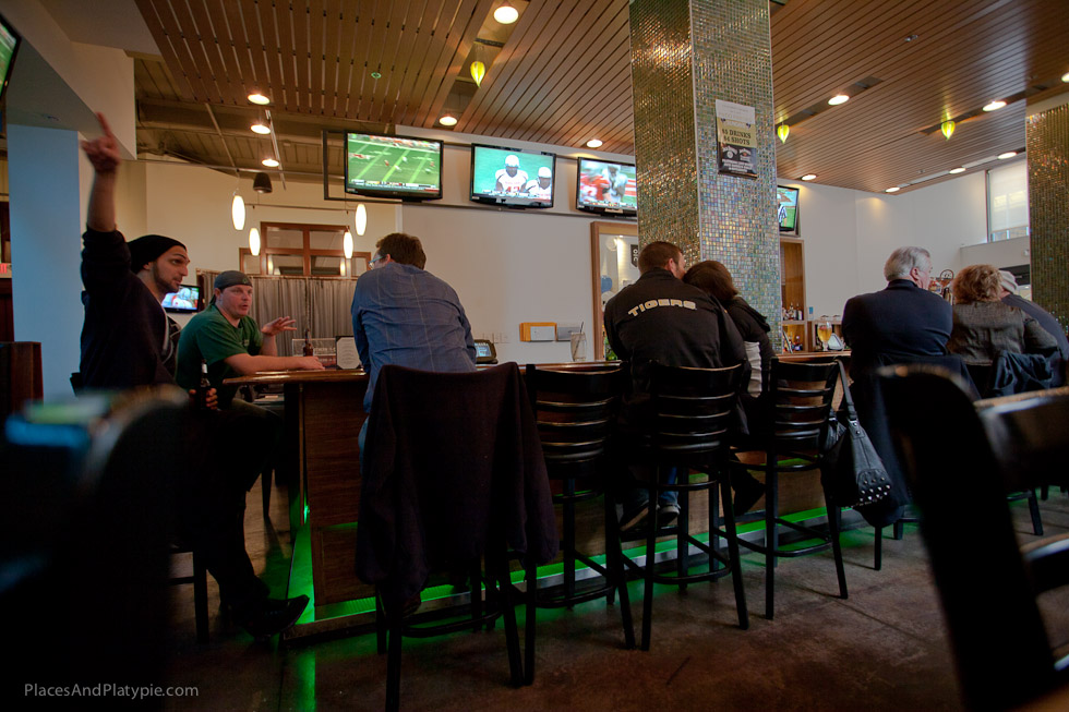 Non-denominational sports bar 'Over-Under' catered to all sports without touting any team logos, etc.