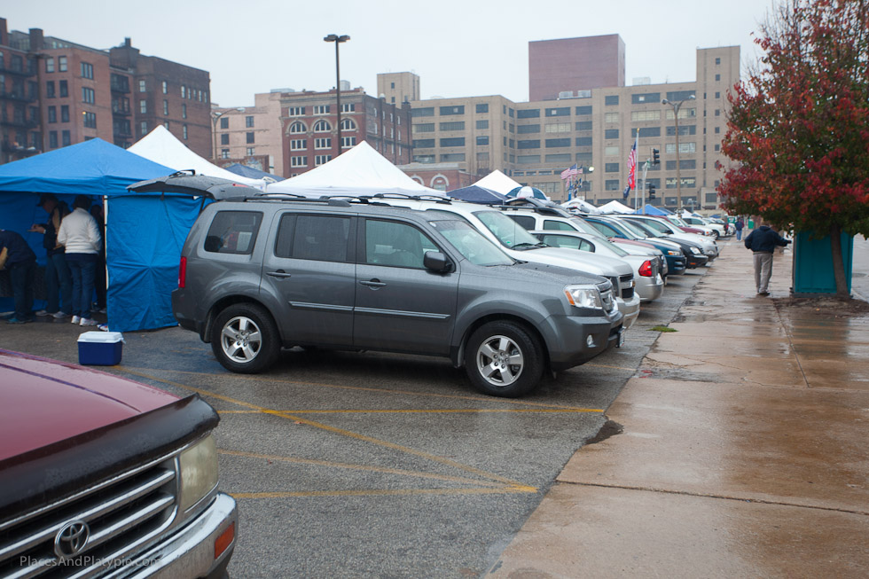 Everybody INSIDE! (Unless you need the porta-pot!)