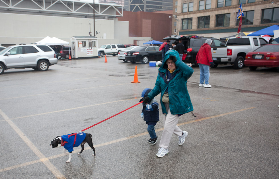 When you gotta go…. neither rain nor wind...