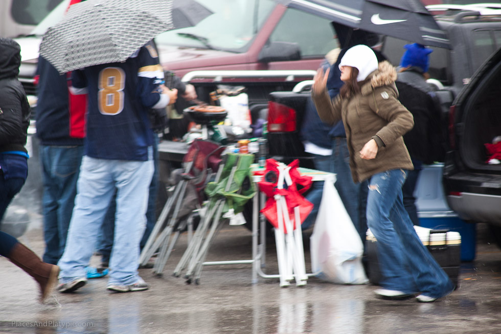 Run buy an umbrella!