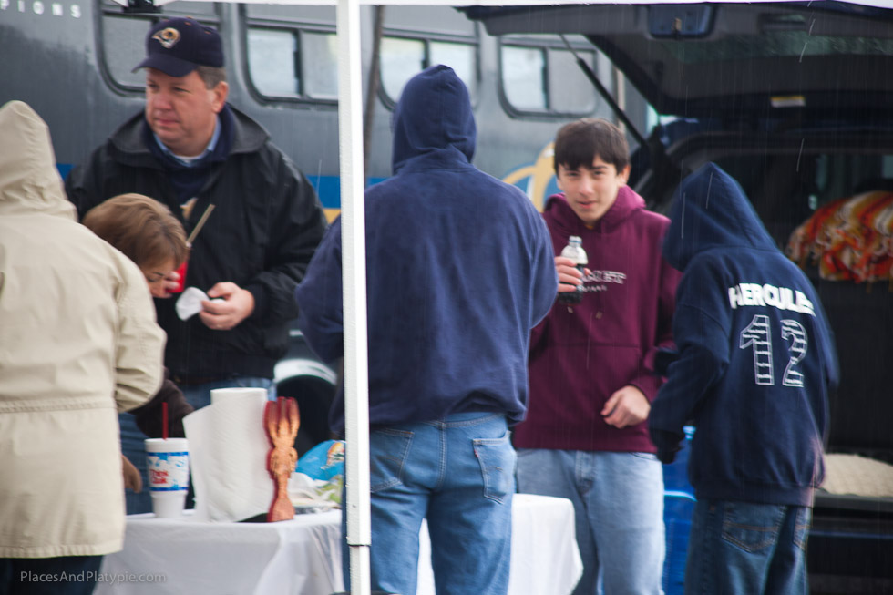 Family time works fine in the rain