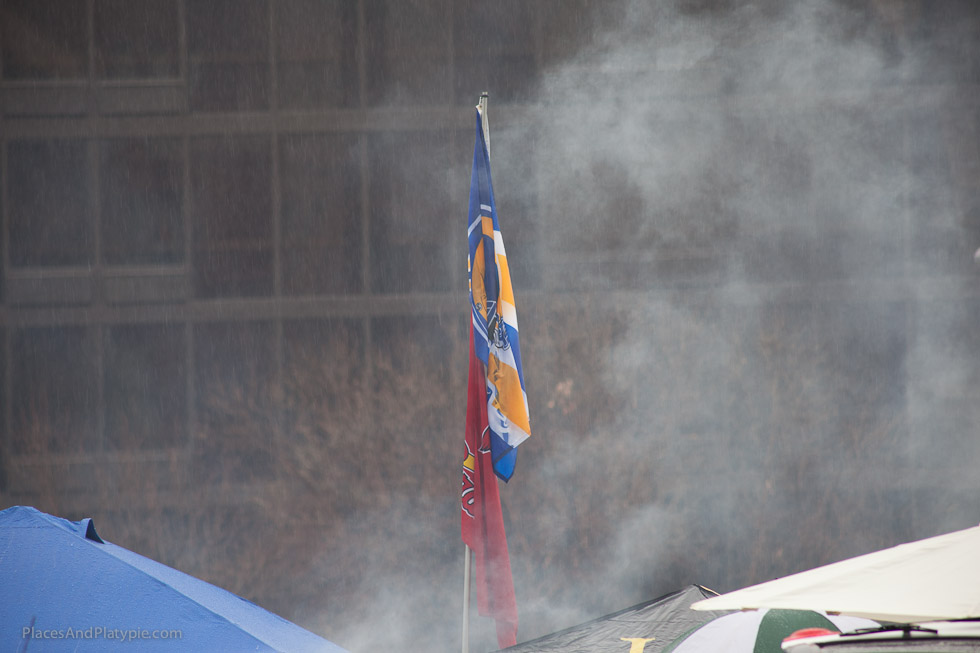 Nothing stops true tailgaters