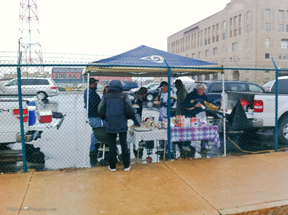 Peg checks in with the first group on our way back to the RV - going strong!