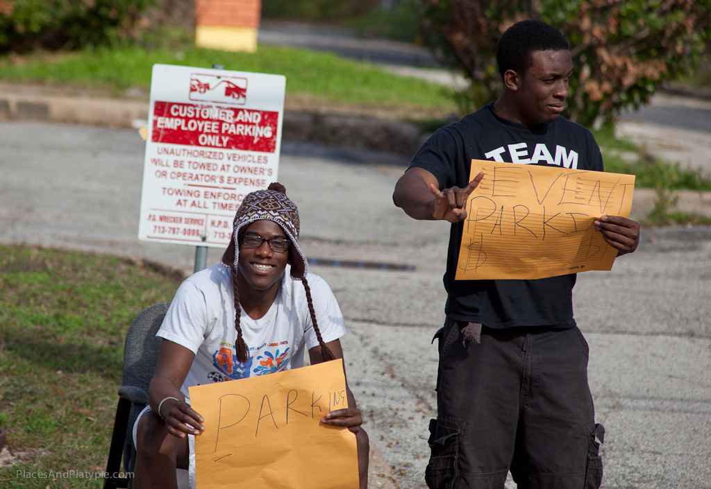 Attempts at off site parking...