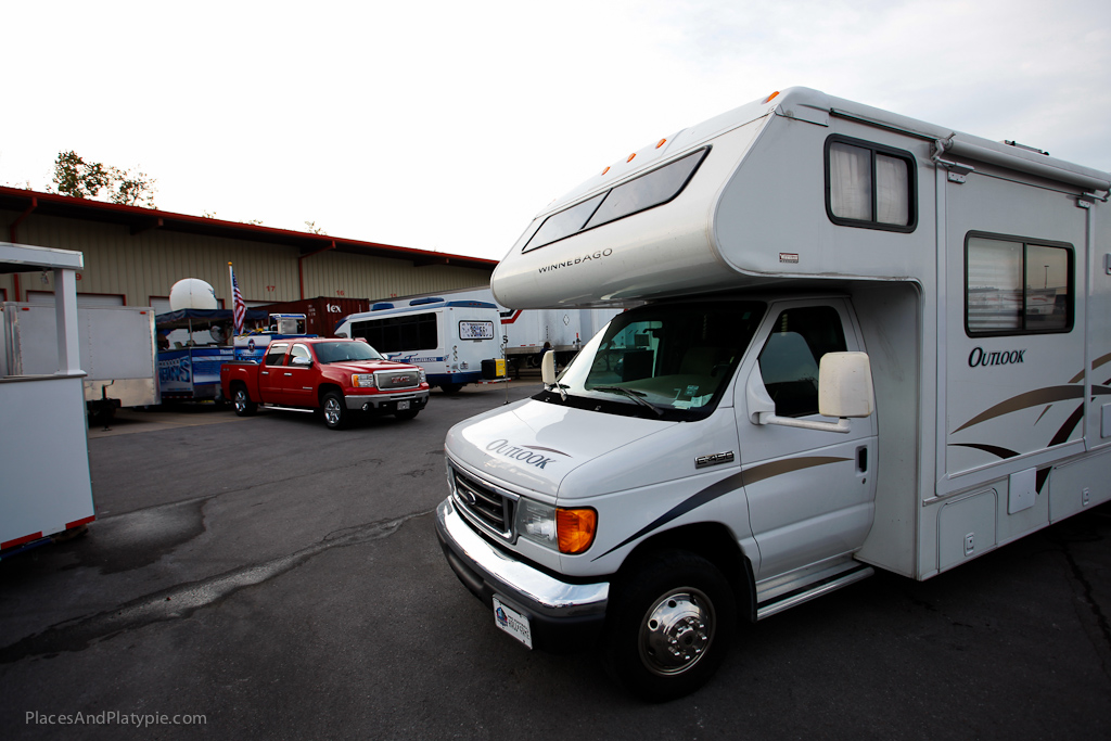 We are there early for the expedition to the stadium!