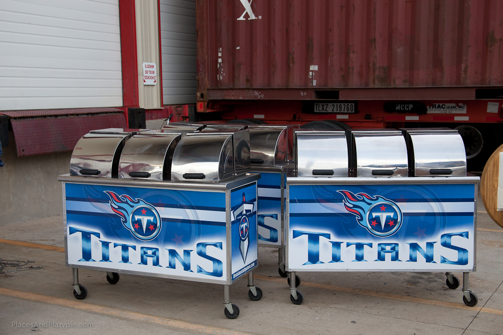 Nothing is too good for the TITANS! (Are these hot tables Kool or what!!?!)