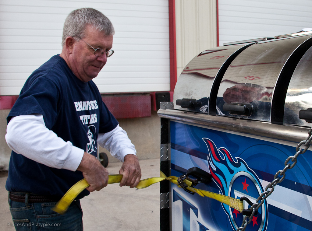 THESE go on the RAMP last - suspended by chains - LOADED!
