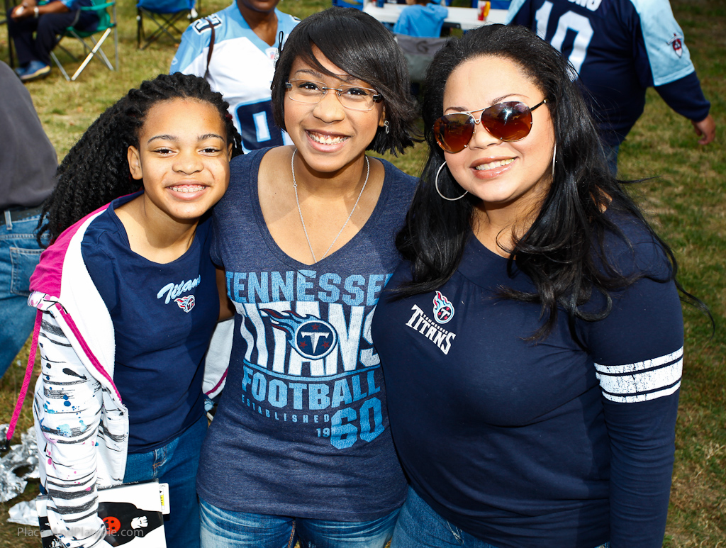 Titan Ladies supporting the Team  - Beautiful!