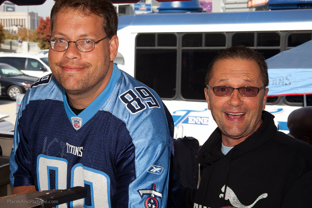 Scott and Pete are basking in tailgating well done!