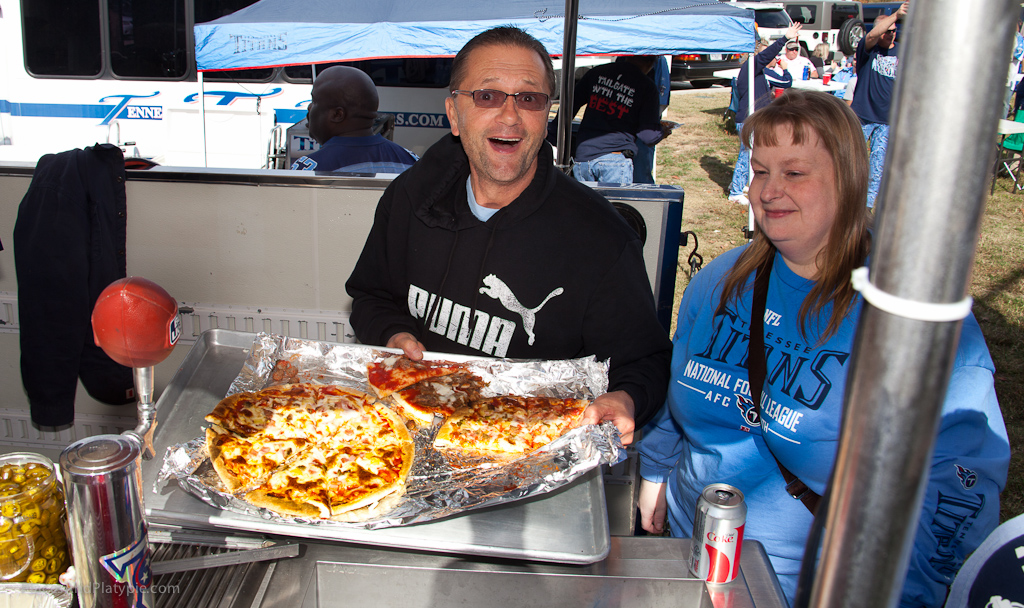 The Pizza selection is Pete-approved!