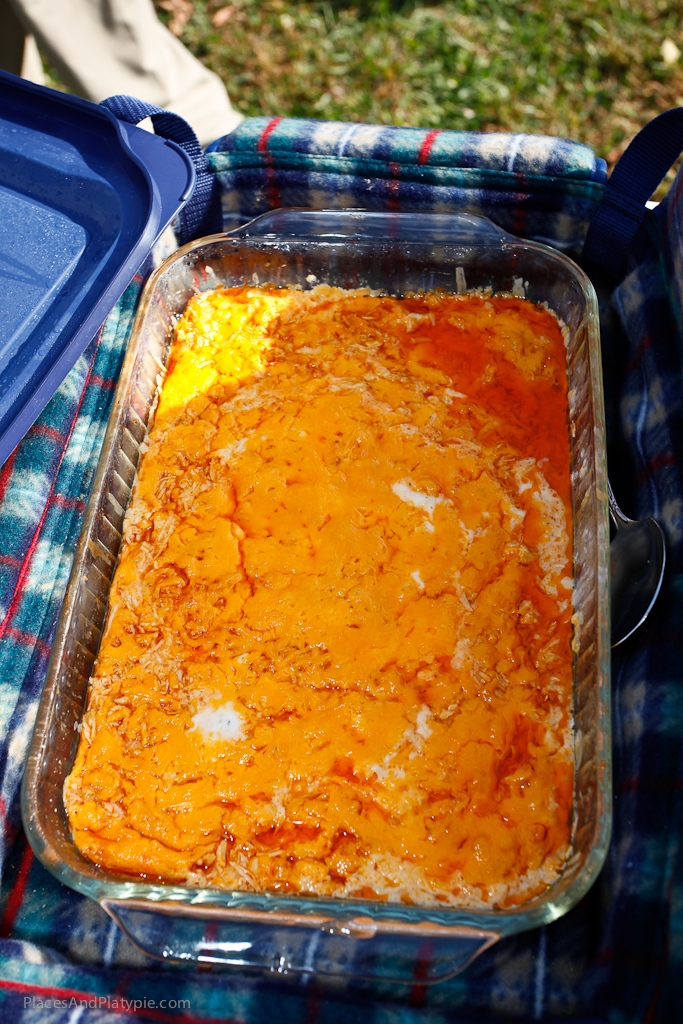 This is the cheesy dip  - their friend loved it so much he grabbed us to come try it!  Cheesy Yumm!