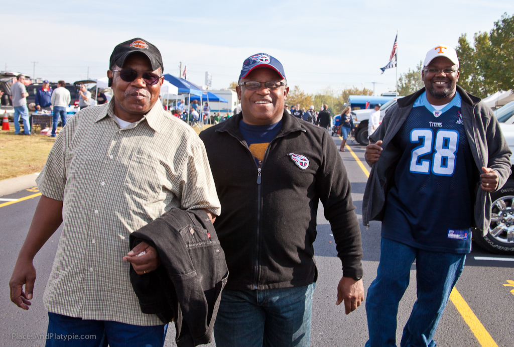 Great friends and Titans fans!  (Looking good, guys!)